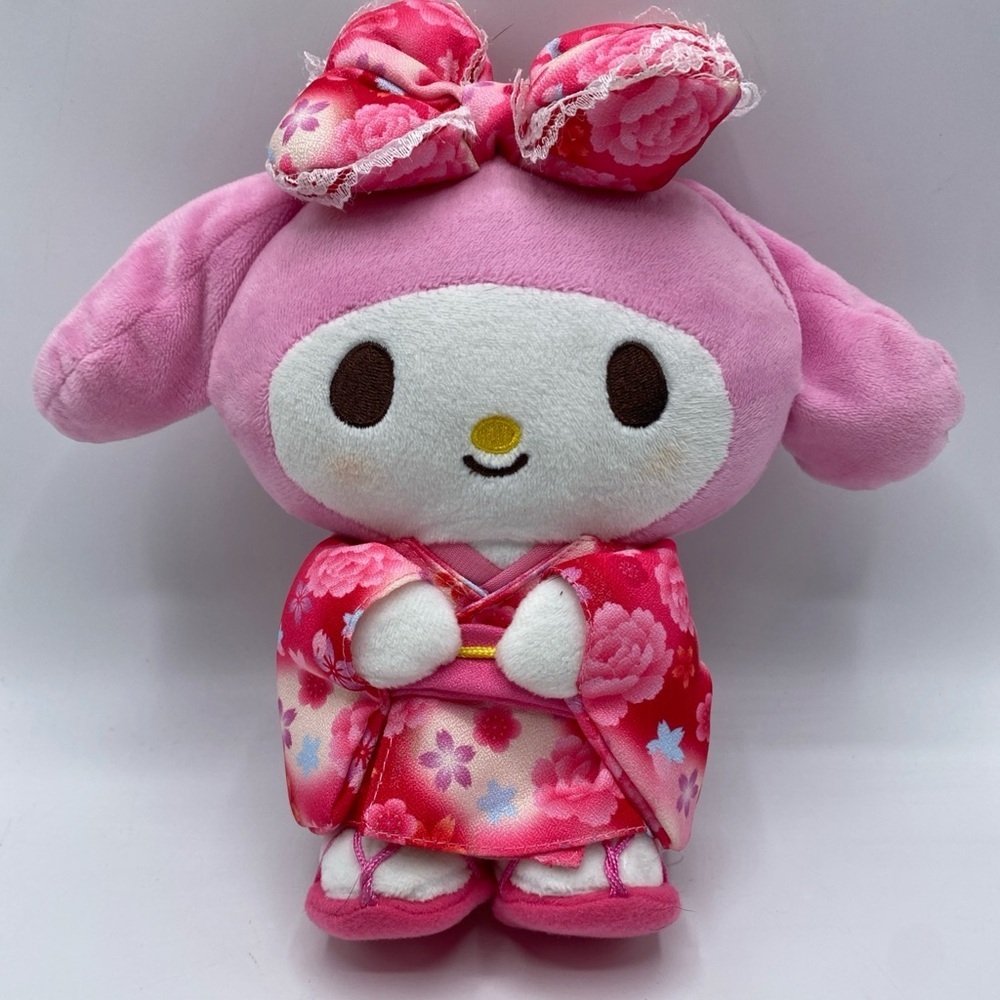 Sanrio My Melody Sakura Kimono Pink Plush Doll JAPAN OFFICIAL Kawaii